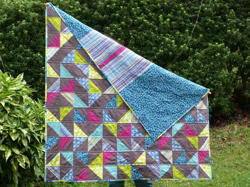 patchwork moderne avec des triangles